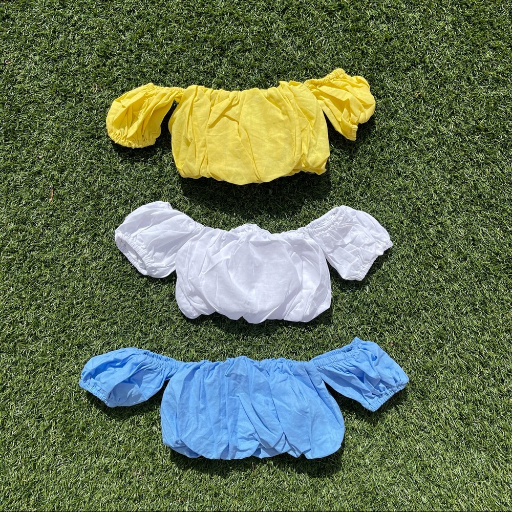 LUNA crop top - BLUE
